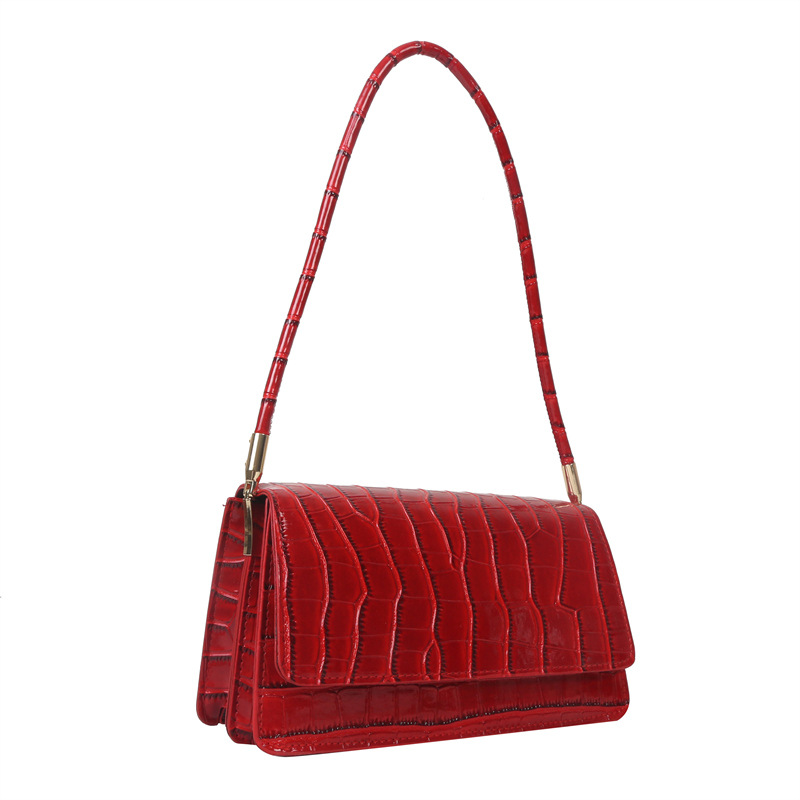 New Stone Pattern Candy Color Mini Square Bag 2023 Trendy Small Handbag Shoulder Crossbody Bag - Image 5