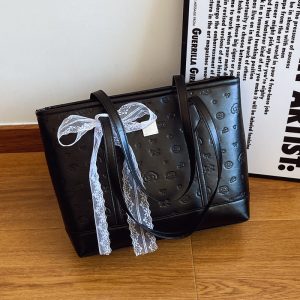Women's 2025 Tote Bag Large Capacity Shoulder Handbag PU Solid Color