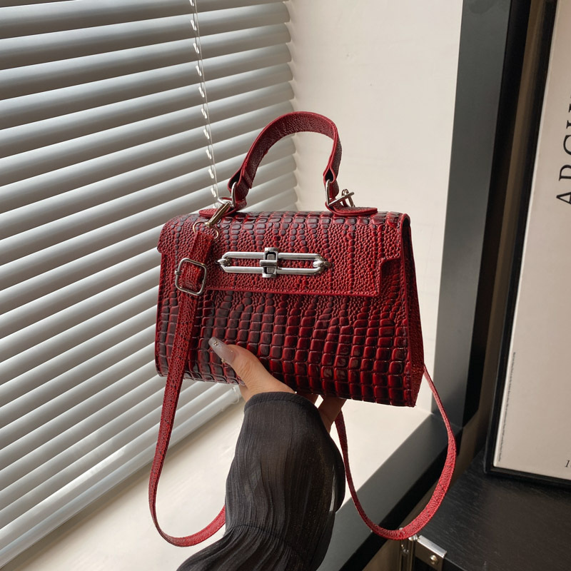 Women's 2025 New Trendy Korean Small Square Handbag Kelly Bag Crossbody