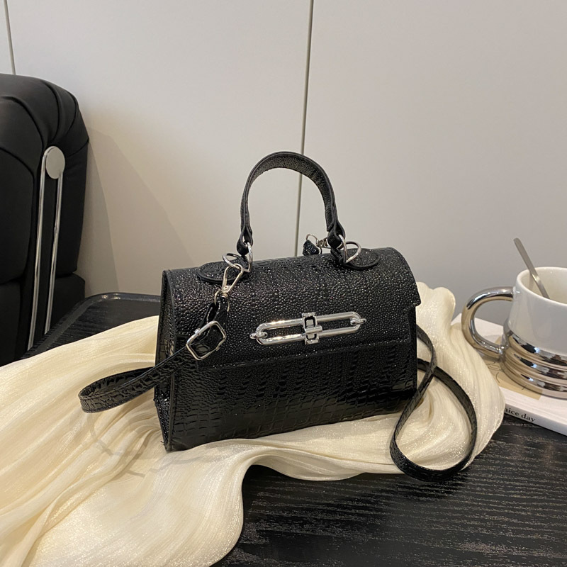 Women's 2025 New Trendy Korean Small Square Handbag Kelly Bag Crossbody - Image 3